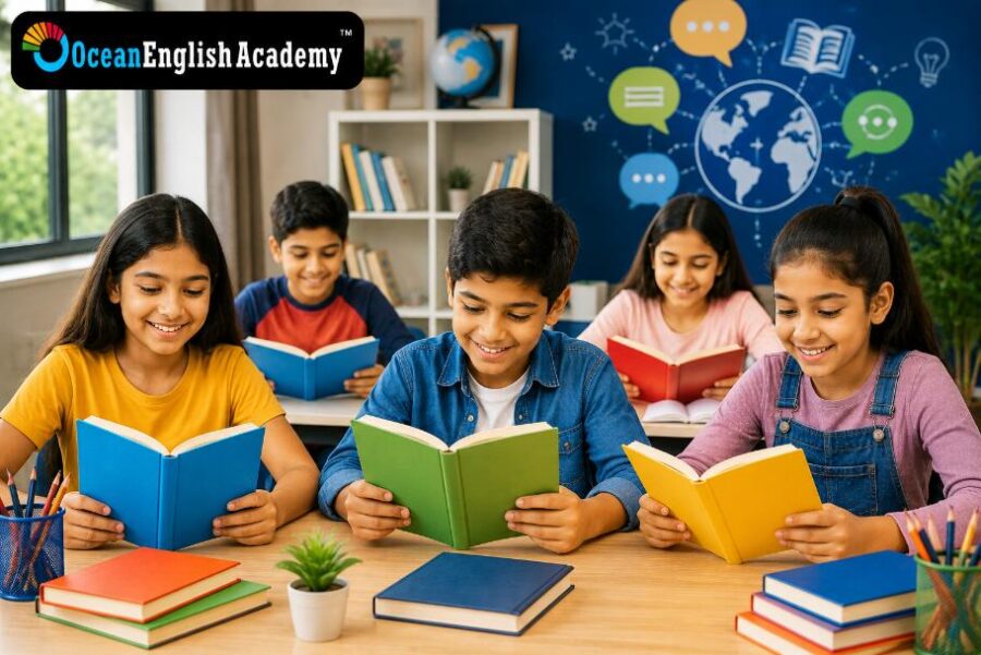 Students Reading Our Books