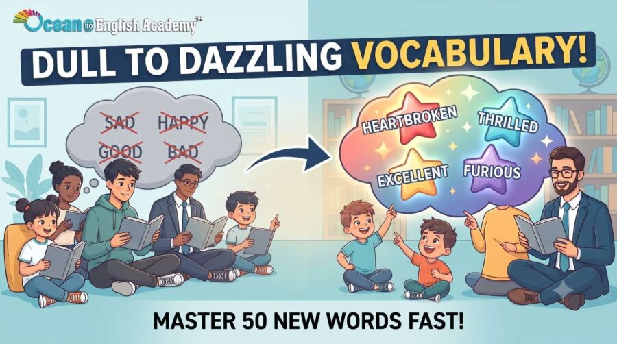 50 Everyday English Words to Replace Boring Vocabulary Guide